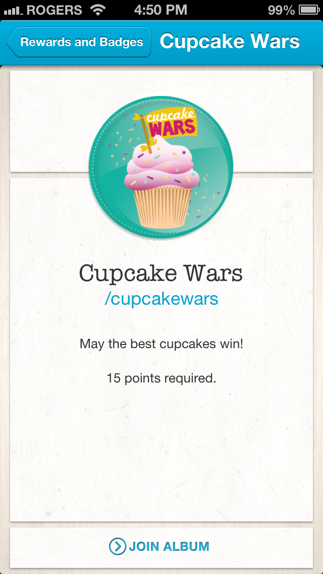Cupcake photo sharing app - Thumble