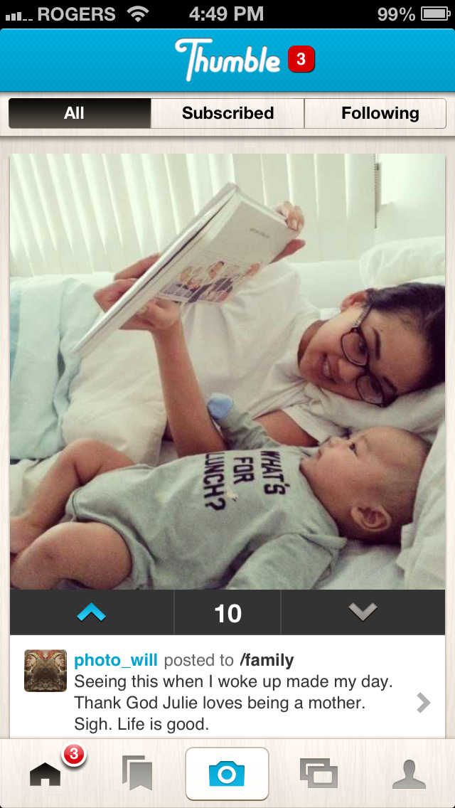 Happy  Baby photo sharing app - Thumble