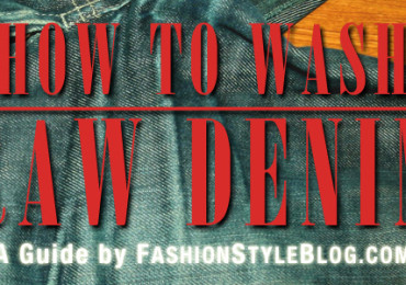 how to wash raw denim jeans